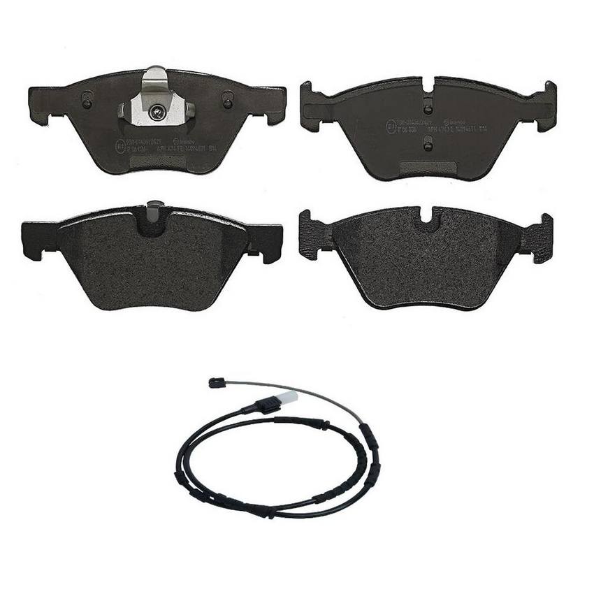 Brembo BMW Brakes Kit - Pads Front (Low-Met) (with Sensor) 34116797859 - Brembo 2262491KIT